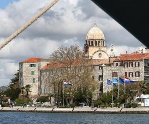 02.04.2019.,Sibenik - Oblaci iznad Sibenika.
Photo: Dusko Jaramaz/PIXSELL