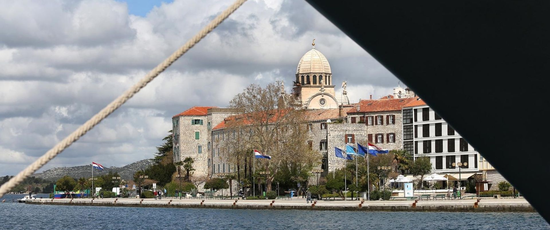 02.04.2019.,Sibenik - Oblaci iznad Sibenika.
Photo: Dusko Jaramaz/PIXSELL