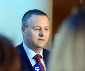 06.04.2019., Petrcane - Hrvatska turisticka zajednica organizirala je u Falkensteiner hotelu Iadera 15. svecanu dodjelu nagrada "Zlatna penkala" koja se dodjeljuje inozemnim novinarima za najbolje medijske objave o Hrvatskoj kao turistickoj destinaciji. Kristijan Stancic. 
Photo: Dusko Jaramaz/PIXSELL