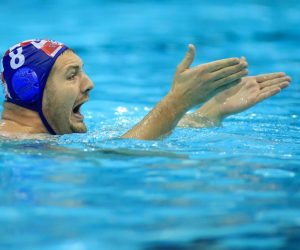07.04.2019.,SRC Mladost, Zagreb - Zavrsni turnir 2. LEN Europa kupa, finale, Madjarska - Hrvatska. Andro Buslje.
 Photo: Slavko Midzor/PIXSELL