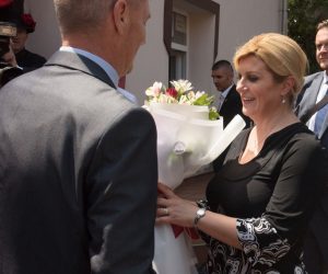 07.07.2019., Djakovo - Predsjednica Republike Hrvatske Kolinda Grabar Kitarovic obisla  Drzavnu ergelu Djakovo. 
Photo: Dubravka Petric/PIXSELL