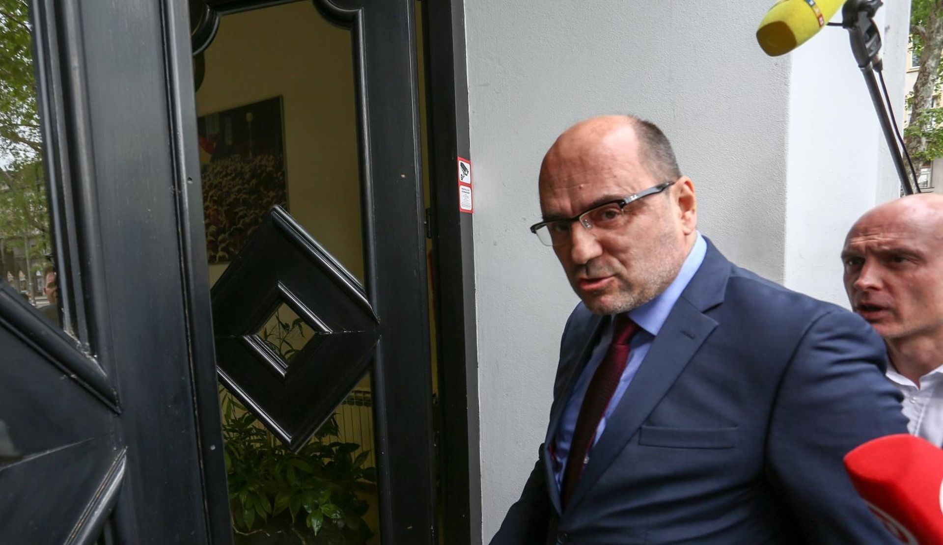 08.05.2019., Zagreb - Dolazak clanova Hrvatske demokratske zajednice na sjednicu Predsjednistva i Nacionalnog vijeca. Milijan Brkic.
Photo: Borna Filic/PIXSELL