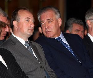 5.05.2009., Zagreb - U hotelu Westin odrzan je Dan poduzetnika. Ivo Sanader, Damir Polancec, Damir Kustrak, Marina Matulovic Dropulic. 
Photo: Dalibor Urukalovic/24sata