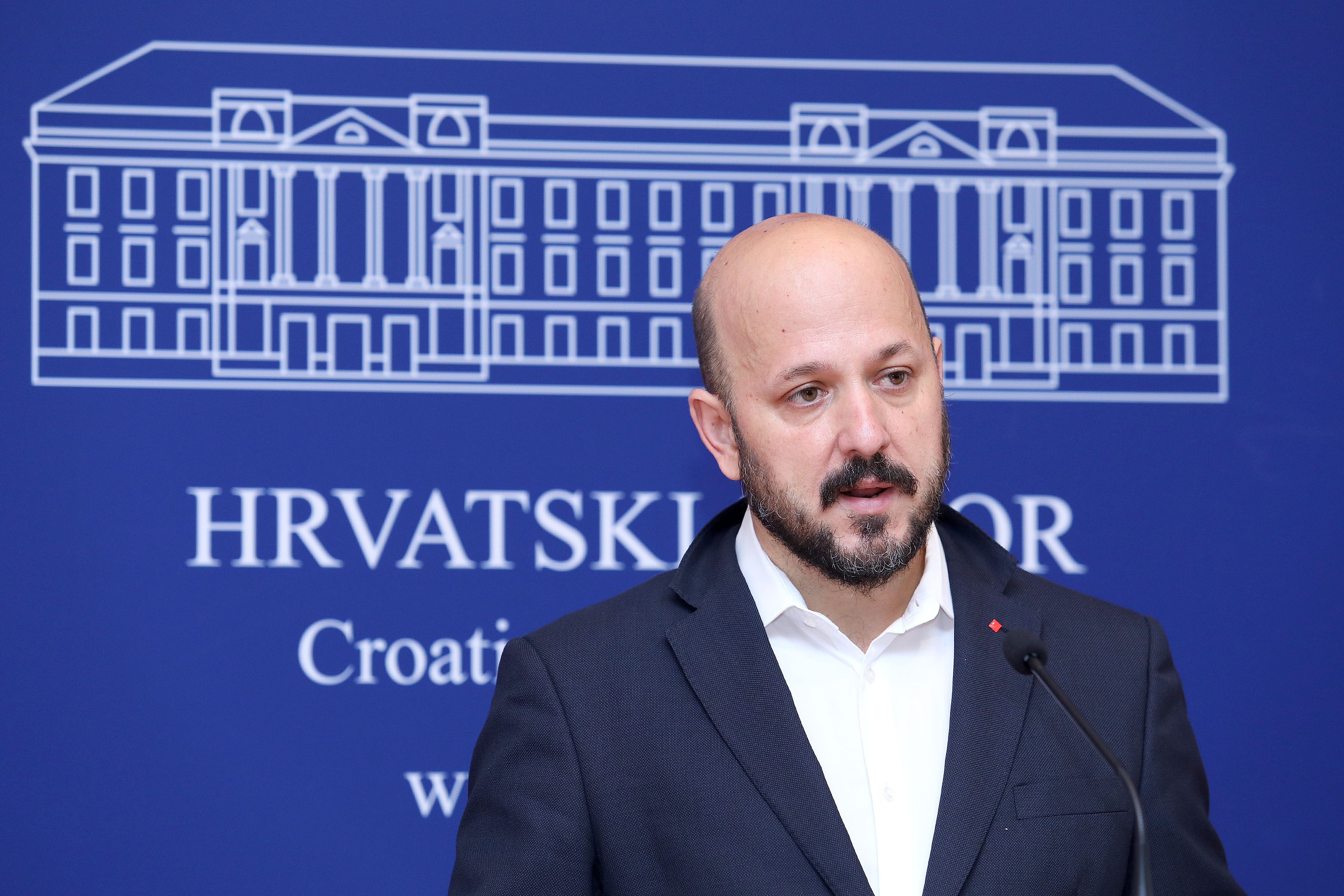 09.07.2019., Zagreb - U Saboru je odrzana konferencija za medije kluba zastupnika SDP-a, na kojoj je Gordan Maras govorio o temi "Izmjene GUP-a grada Zagreba - sto povezuje Bandica, Kuscevica i HDZ?".
Photo: Patrik Macek/PIXSELL