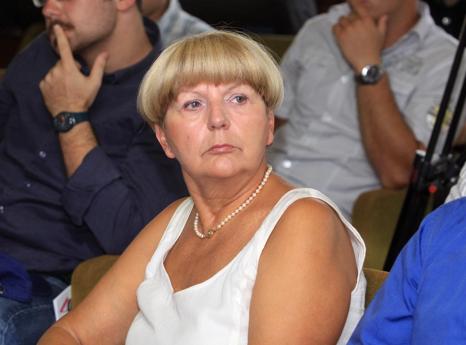 12.09.2011., Zagreb - U Radnickom domu na Kresimirovom trgu odrzan okrugli stol na temu, Siromastvo umirovljenika - stvarnost ili mit,Dorica Nikolic  .   Photo: Zarko Basic/PIXSELL