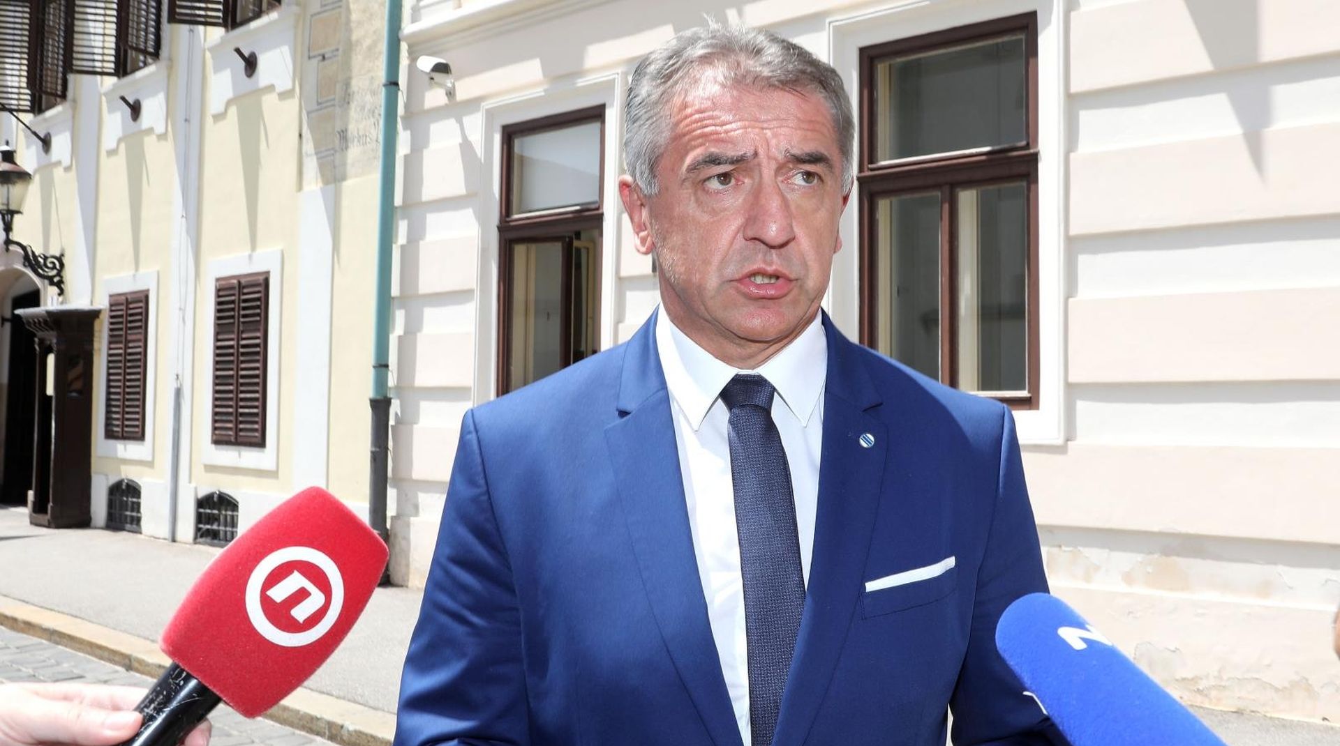 13.06.2019., Zagreb - Zupan Darko Milinovic dosao je u Banske dvore na razgovor s premijerom o isplati placa u Licko senjskoj zupaniji. Photo: Patrik Macek/PIXSELL