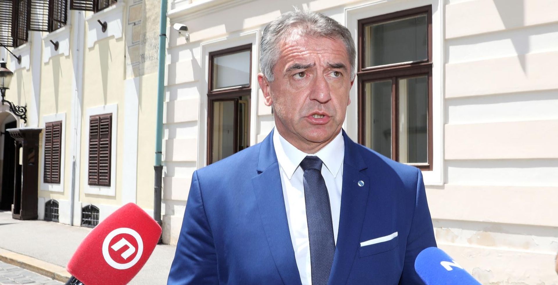 13.06.2019., Zagreb - Zupan Darko Milinovic dosao je u Banske dvore na razgovor s premijerom o isplati placa u Licko senjskoj zupaniji. Photo: Patrik Macek/PIXSELL