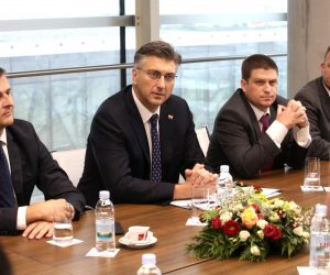 13.07.2019., Kastela, Aerodrom - Predsjednik Vlade Andrej Plenkovic sudjelovao na svecanosti otvorenja obnovljenog i prosirenog putnickog terminala Zracne luke Split, projekta vrijednog 450 milijuna kuna. Photo: Miranda Cikotic/PIXSELL