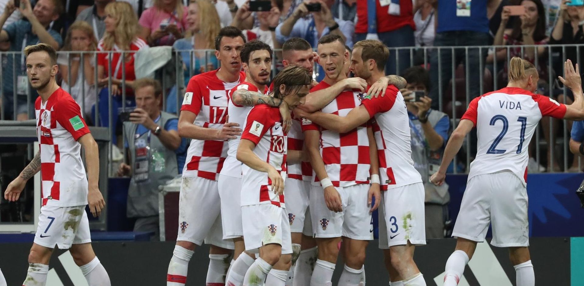 15.07.2018., stadion Luznjiki, Moskva, Rusija - Svjetsko nogometno prvenstvo 2018., finale, Francuska - Hrvatska. Photo: Igor Kralj/PIXSELL