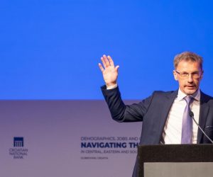 15.07.2019., Hotel Palace, Dubrovnik - Medjunarodna konferencija "Demografija, zaposljavanje i rast: Upravljanje buducnoscu u srednjoj, istocnoj i jugoistocnoj Europi" u organizaciji Medjunarodnog monetarnog fonda (MMF) i Hrvatske narodne banke (HNB). Domacini konferencije su zamjenik glavne direktorice MMF-a Tao Zhang i guverner HNB-a Boris Vujcic
Photo: Grgo Jelavic/PIXSELL