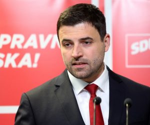 17.06.2019., Zagreb - Izjava predsjednika SDP-a Davora Bernardica nakon sjednice Predsjednistva SDP-a  na kojoj je donesena odluka o kandidaturi Zorana Milanovica za predsjednika RH. Photo: Luka Stanzl/PIXSELL