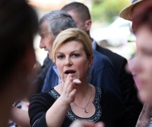 17.07.2019., Vrbnik - Predsjednica Kolinda Grabar Kitarovic posjetila Poljoprivrednu zadrugu Vrbnik.
Goran Kovacic/PIXSELL