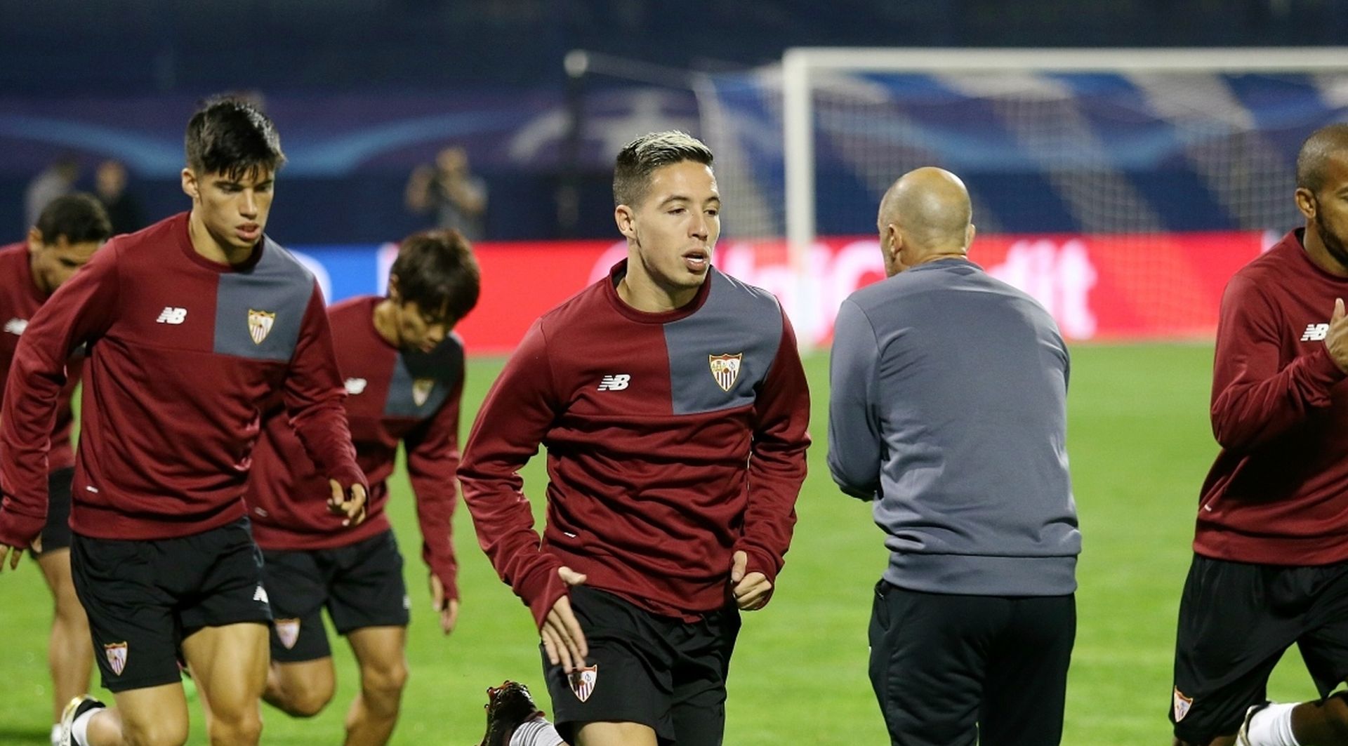 17.10.2016.,Zagreb - Maksimir, trening FC Sevilla uoci utakmice Lige prvaka sa GNK Dinamo. Samir Nasri.
Photo: Dalibor Urukalovic/PIXSELL