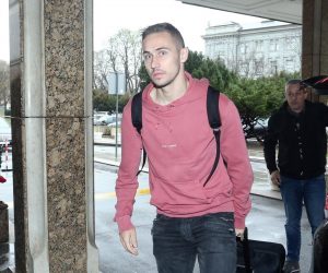 Zagreb: Hrvatski reprezentativcdi okupili se uoči kvalifikacijskih utakmica 18.03.2019., Zagreb - Okupljanje hrvatske nogometne reprezentacije u hotelu Westin uoci kvalifikacijskih utakmica za Europsko prvenstvo s Azerbejdzanom i Madjarskom. Marko Rog. 
Photo: Luka Stanzl/PIXSELL