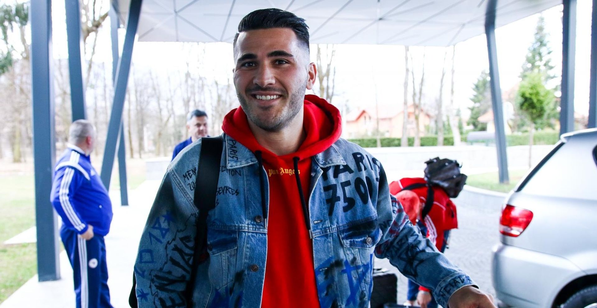 Sarajevo: Okupljanje nogometaša reprezentacije Bosne i Hercegovine 18.03.2019, Sarajevo, Bosna i Hercegovina - 
Reprezentativci nogometne reprezentacije Bosne i Hercegovine okupljaju se u hotelu "Austria" u sklopu priprema za dvije kvalifikacijske utakmice protiv Armenije i Grcke. Sead Kolasinac
Photo: Armin Durgut/PIXSELL