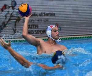 18.06.2019., SRC Tasmajdan, Beograd, Srbija - Super finale FINA Svjetske lige, skupina B, 1. kolo, Hrvatska - Kazahstan. Lovre Milos 
Photo: Srdjan Ilic/PIXSELL