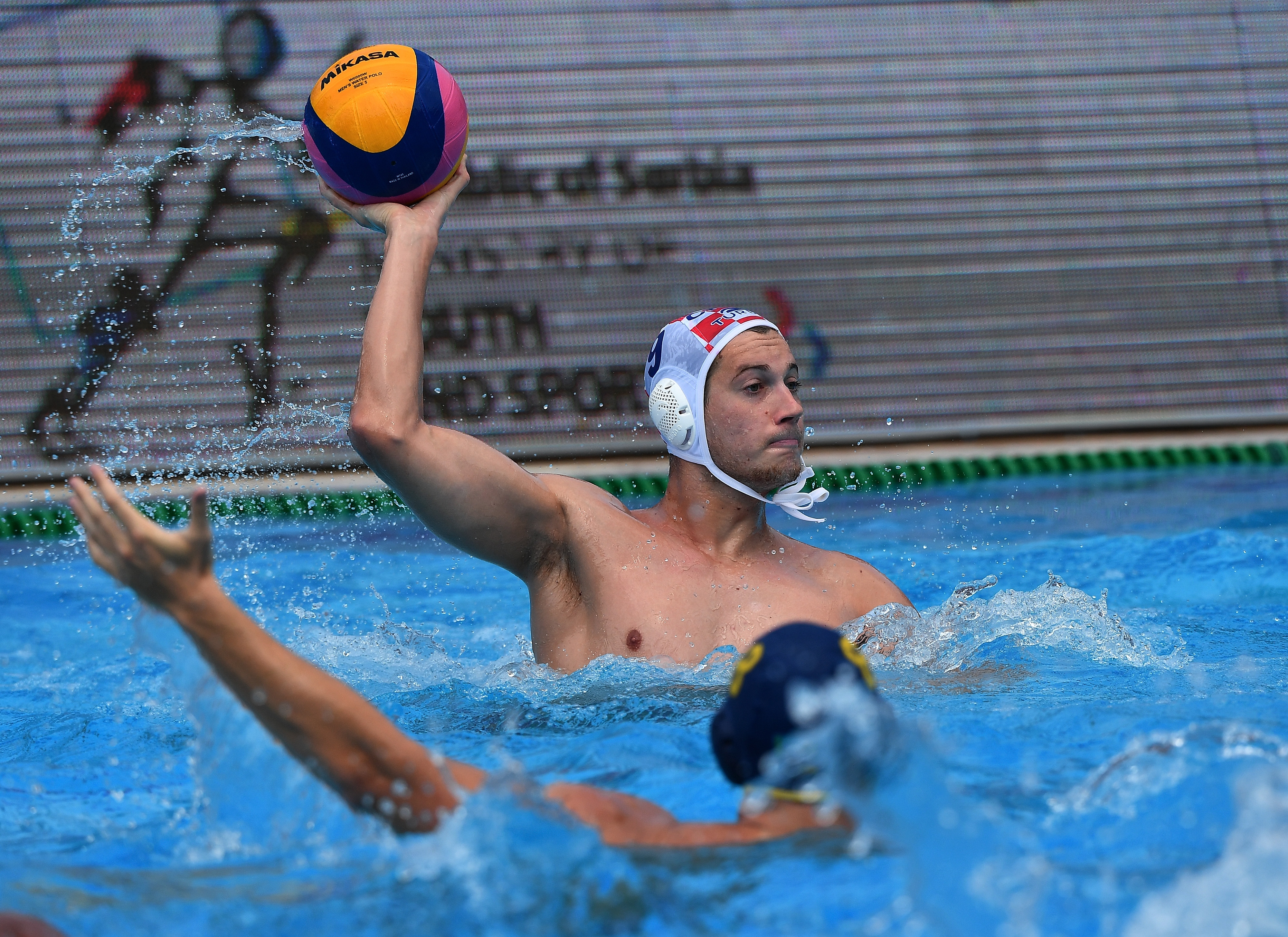 18.06.2019., SRC Tasmajdan, Beograd, Srbija - Super finale FINA Svjetske lige, skupina B, 1. kolo, Hrvatska - Kazahstan. Lovre Milos 
Photo: Srdjan Ilic/PIXSELL
