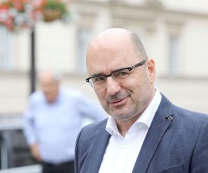 18.07.2019., Zagreb - Novi ministri dolaze u Banske dvore na sastanak s premijerom Plenkovicem i vodstvom HDZ-a.  Milijan Brkic. 
Photo: Patrik Macek/PIXSELL