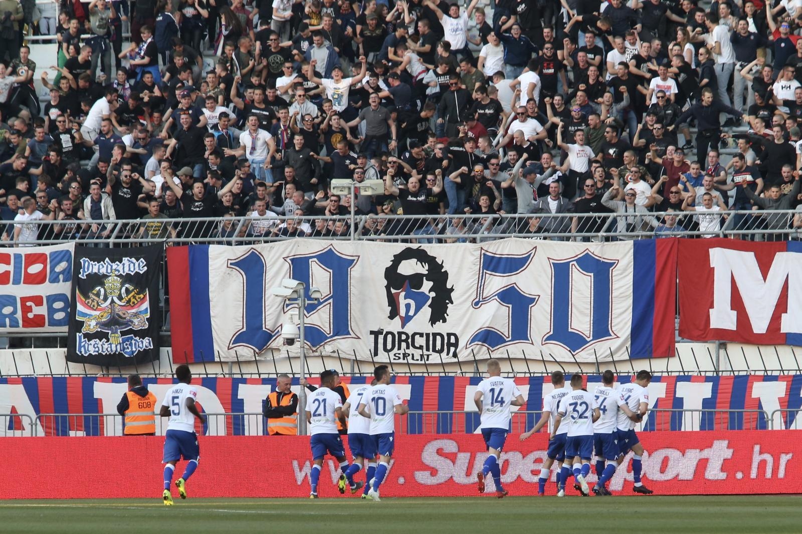 20.04.2019., stadion Poljud, Split - Hrvatski Telekom Prva liga, 30. kolo, HNK Hajduk - HNK Rijeka. Photo: Ivo Cagalj/PIXSELL