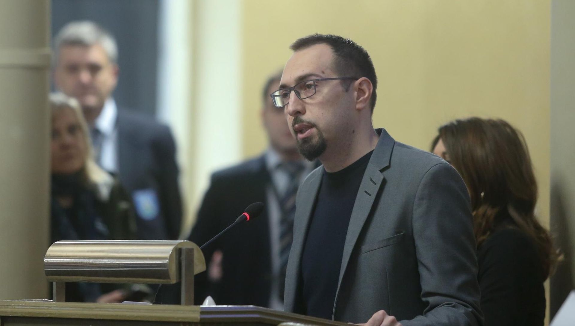 U Staroj gradskoj vijećnici održana 21. sjednica zagrebačke Gradske skupštine 21.03.2019., Zagreb - U staroj gradskoj vijecnici pocela je 21. sjednica zagrebacke Gradske skupstine. Tomislav Tomasevic. 
Photo: Luka Stanzl/PIXSELL