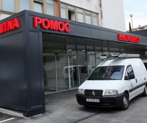 21.05.2018., Rijeka - Klinicki bolnici centar Rijeka gradi novi prostor za Hitnu pomoc u zgradi Poliklinike na lokalitetu Susak.

Photo: Goran Kovacic/PIXSELL