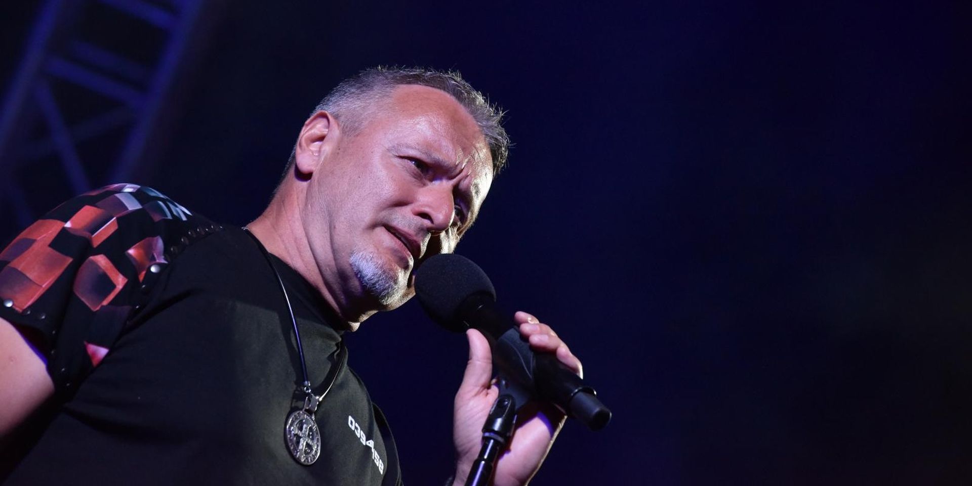 24.06.2019., Tribunj - Uoci Dana Drzavnosti Marko Perkovic Thompson odrzao koncert na nogometnom igralistu u Tribunju.
Photo: Hrvoje Jelavic/PIXSELL