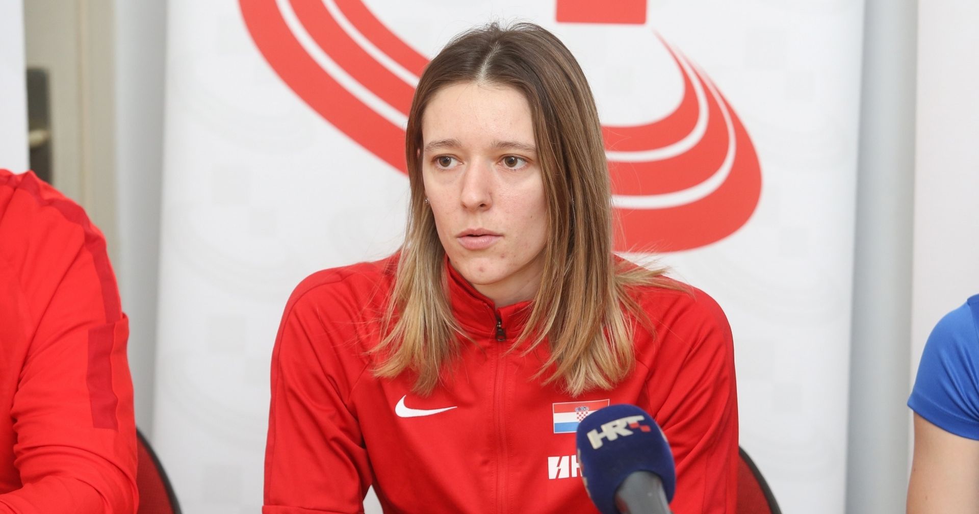 Zagreb: Predstavljeni atletičari koji će nastupati na Europskom dvoranskom prvenstvu u Glasgowu  26.02.2019., Zagreb - Konferencija za medije povodom nastupa nasih atleticara na Europskom dvoranskom prvenstvu u Glasgowu. Ana Simic
Photo: Matija Habljak/PIXSELL