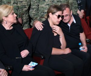 26.07.2019., Zagreb - Komemoracija skupniku Josipu Briskom uprilicena je u Ministarstvu obrane RH, u velikoj dvorani Doma HV "Zvonimir". Kolinda Grabar Kitarovic Photo: Patrik Macek/PIXSELL