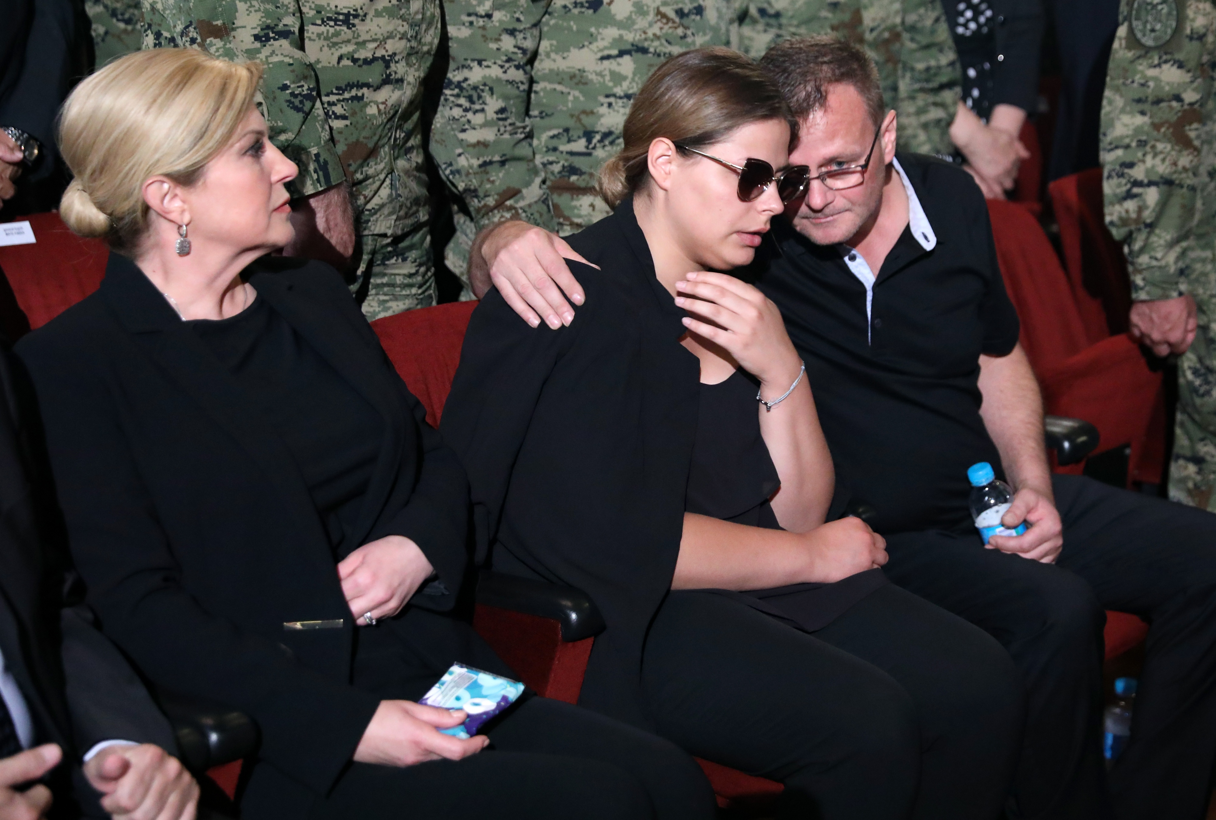 26.07.2019., Zagreb - Komemoracija skupniku Josipu Briskom uprilicena je u Ministarstvu obrane RH, u velikoj dvorani Doma HV "Zvonimir". Kolinda Grabar Kitarovic Photo: Patrik Macek/PIXSELL