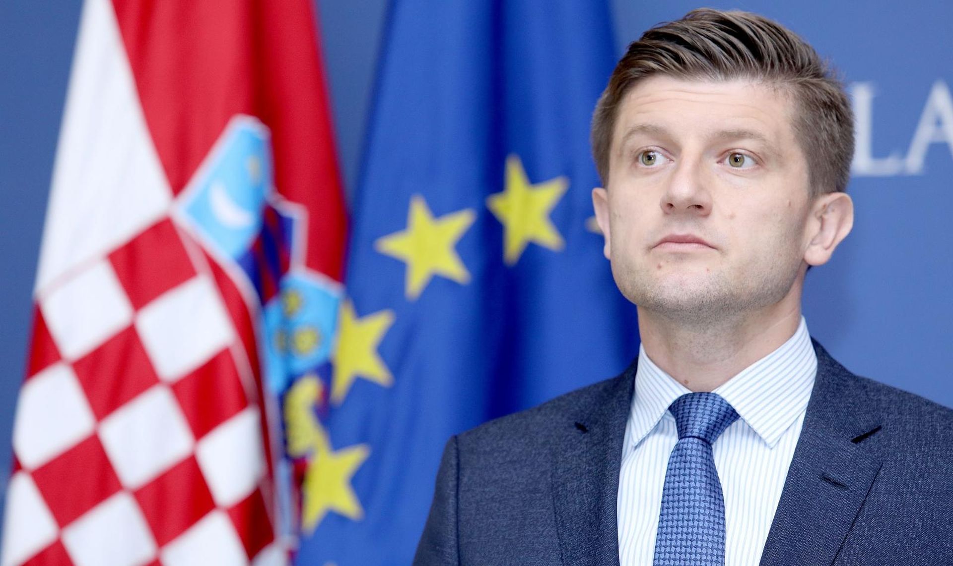 26.07.2019., Zagreb - Andrej Plenkovic i Zdravko Maric na konferenciji za medije predstavili cetvrti val porezne reforme. Photo: Patrik Macek/PIXSELL