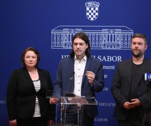 28.06.2019., Zagreb -   Presica Ivana Vilibora Sincica, Zivog Zida u Hrvatskom saboru.
Photo: Matija Habljak/PIXSELL