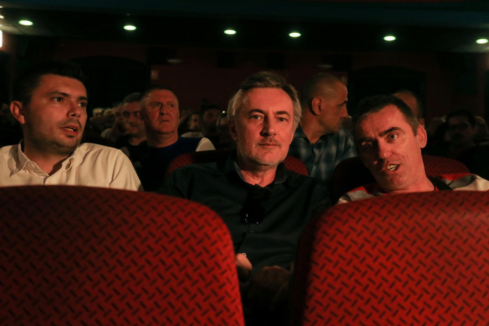 28.06.2019., Osijek - U kinu Urania odrzana je premijera filma "Glavu dole, ruke na ledja". Miroslav Skoro Photo: Dubravka Petric/PIXSELL