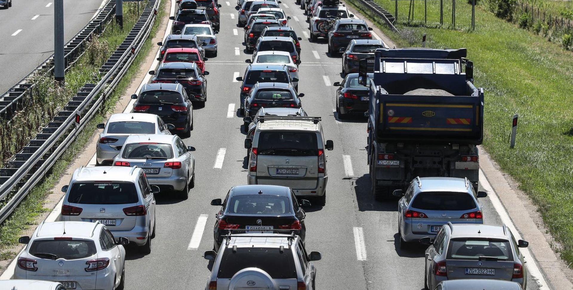 29.06.2019., Zagreb - Pojacan promet  na naplatnim kucicama u Luckom
Photo: Robert Anic/PIXSELL