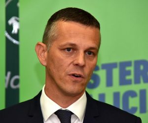 30.05.2019., Pula - Predsjednik IDS-a Boris Miletic i novoizabrani zastupnik IDS-a u Europskom parlamentu Valter Flego odrzali su konferenciju za medije 
Photo: Dusko Marusic /PIXSELL