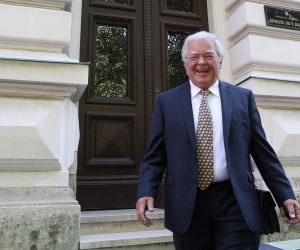17.05.2017., Zagreb - George Djuro Gavrilovic izlazi sa Zupanijskog suda na Zrinjevcu. Photo: Boris Scitar/Vecernji list/PIXSELL