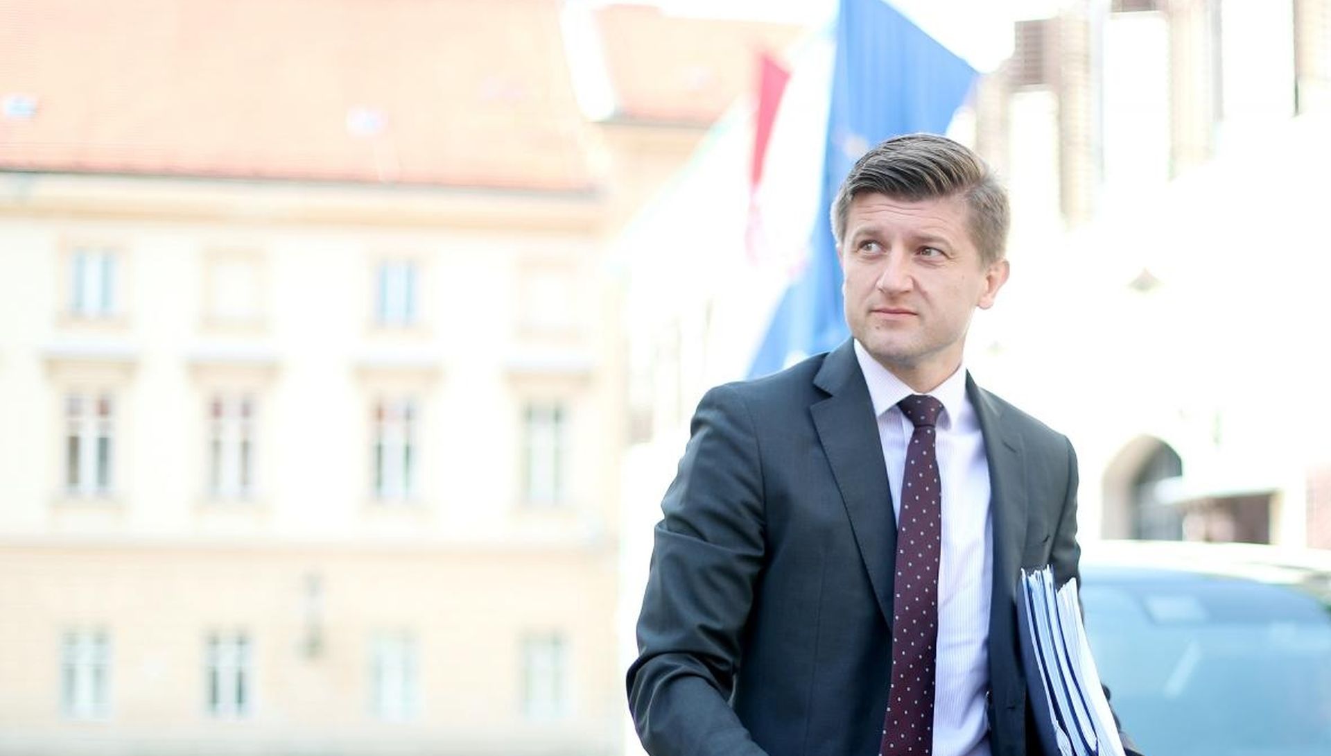 31.07.2019., Zagreb - Trg svetog Marka. Dolazak ministara na sjednicu uzeg kabineta Vlade RH. Zdravko Maric. Photo: Sanjin Strukic/PIXSELL