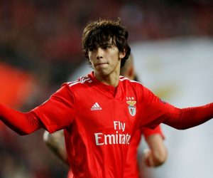 FILE PHOTO: Europa League Quarter Final First Leg - Benfica v Eintracht Frankfurt FILE PHOTO: Soccer Football - Europa League Quarter Final First Leg - Benfica v Eintracht Frankfurt - Estadio da Luz, Lisbon, Portugal - April 11, 2019  Benfica's Joao Felix celebrates scoring their first goal   REUTERS/Pedro Nunes/File Photo Pedro Nunes