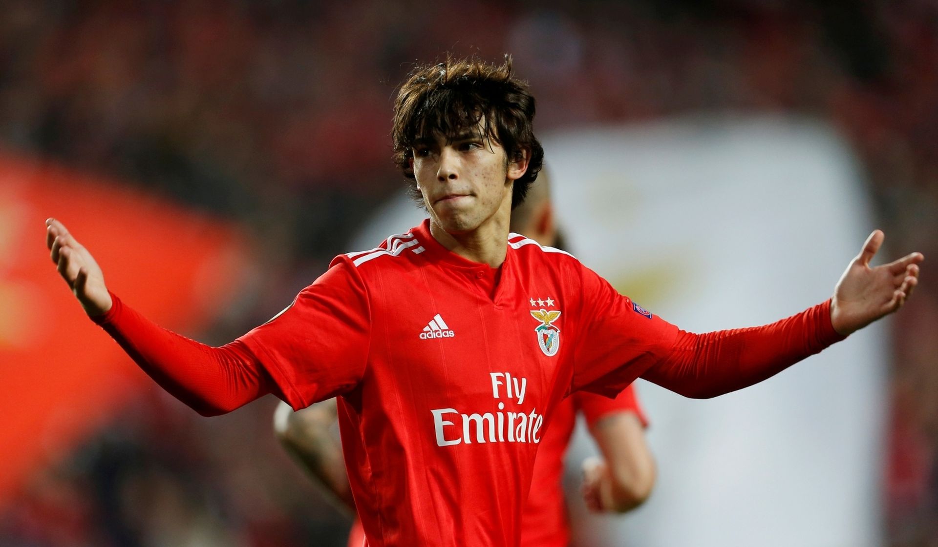 FILE PHOTO: Europa League Quarter Final First Leg - Benfica v Eintracht Frankfurt FILE PHOTO: Soccer Football - Europa League Quarter Final First Leg - Benfica v Eintracht Frankfurt - Estadio da Luz, Lisbon, Portugal - April 11, 2019  Benfica's Joao Felix celebrates scoring their first goal   REUTERS/Pedro Nunes/File Photo Pedro Nunes