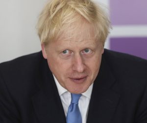 epa07750244 Boris Johnson, British prime minister, delivers the opening remarks during the National Policing Board meeting in London, Britain, on 31 July 2019.  EPA/Simon Dawson / POOL
