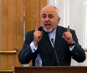 epa07757745 Iranian Foreign Minister Mohammad Javad Zarif speaks during a press conference in Tehran, Iran, 05 August 2019. According to Iranian media reports, Zarif criticized US sanctions against him, saying that imposing sanction on a country’s foreign minister means 'failure in negotiations'. The US Department of the Treasury's Office of Foreign Assets Control (OFAC) announced on 31 July 2019 that the United States imposed sanctions against Iranian Foreign Minister Mohammad Javad Zarif. The move, following sanctions targeting Iran's Supreme Leader Ayatollah Ali Khamenei in late June 2019, is part of Washington's campaign to put pressure on Tehran amid heightened tensions since the US unilaterally withdrew from the landmark 2015 nuclear deal last year.  EPA/STR