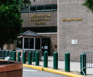 epa07766856 External view of the Manhattan Correctional Center where the US financier Jeffrey Epstein was found dead in New York, USA, 10 August 2019. According to media reports, Epstein was found dead in his prison cell on 10 August 2019 morning in the MCC Manhattan while awaiting trial on sex trafficking charges. An official confirmation by authorities of his death is pending.  EPA/ALBA VIGARAY