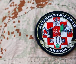 Zagreb: Ispraćaj 10. HRVCON-a u misiju Resolutr Support u Afganistanu  01.03.2019., Zagreb - U vojarni Pukovnik Marko Zivkovic odrzan je svecani ispracaj 10. hrvatskog kontingenta HRVCON u misiju potpore miru Resolute Support u Afganistan. Photo: Borna Filic/PIXSELL