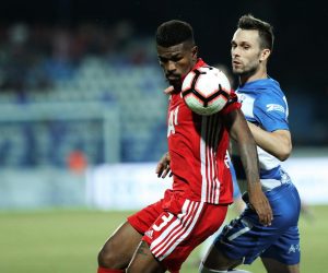 01.08.2019., stadion Gradski vrt, Osijek - Uzvratni susret 2. pretkola UEFA Europske lige, NK Osijek - CSKA Sofija. Geferson, Tomislav Sorsa Photo: Davor Javorovic/PIXSELL