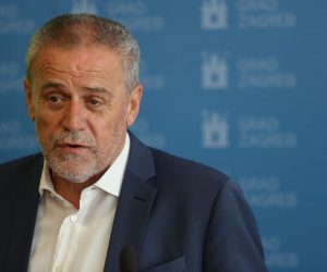 02.08.2019., Zagreb - Milan Bandic, sa suradnicima, odrzao konferenciju za novinare na temu Digitalizacija financijskog poslovanja Grada Zagreba.
Photo: Matija Habljak/PIXSELL