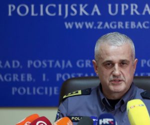02.08.2019., Zagreb - U prostorijama Policijske uprave zagrebacke u Ulici Matice hrvatske odrzana je izvanredna tematska konferencija za medije u svezi visestrukog ubojstva i samoubojstva pocinjenog na podrucju Novog Zagreba. Nacelnik Policijske uprave zagrebacke Marko Rasic.
Photo: Slavko Midzor/PIXSELL