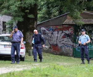 02.08.2019., Zagreb - Policija pored jezera u Brezovici gdje je ubojica s Kajzerice pocinio samoubojstvo.
Photo: Jurica Galoic/PIXSELL