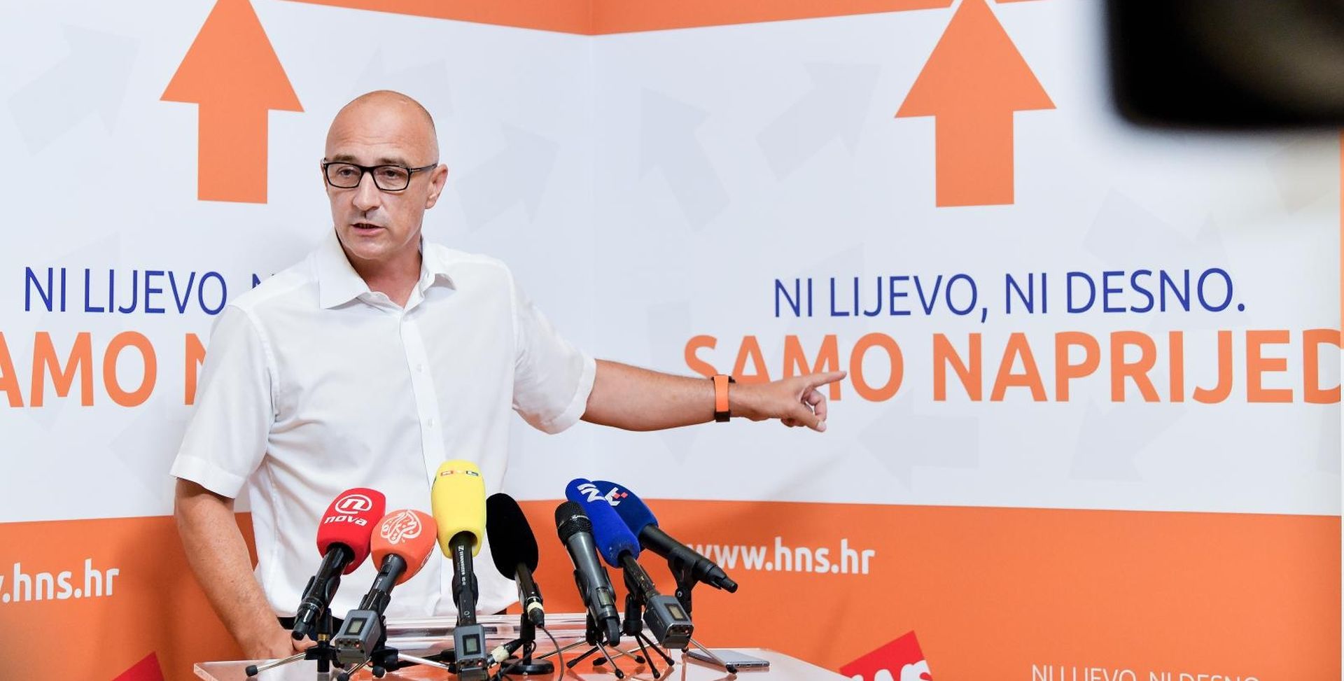 02.09.2018., Zagreb - Konferencija za medije Hrvatske narodne stranke - liberalnih demokrata na kojoj je govorio predsjednik stranke Ivan Vrdoljak. 
Photo: Sandra Simunovic/PIXSELL