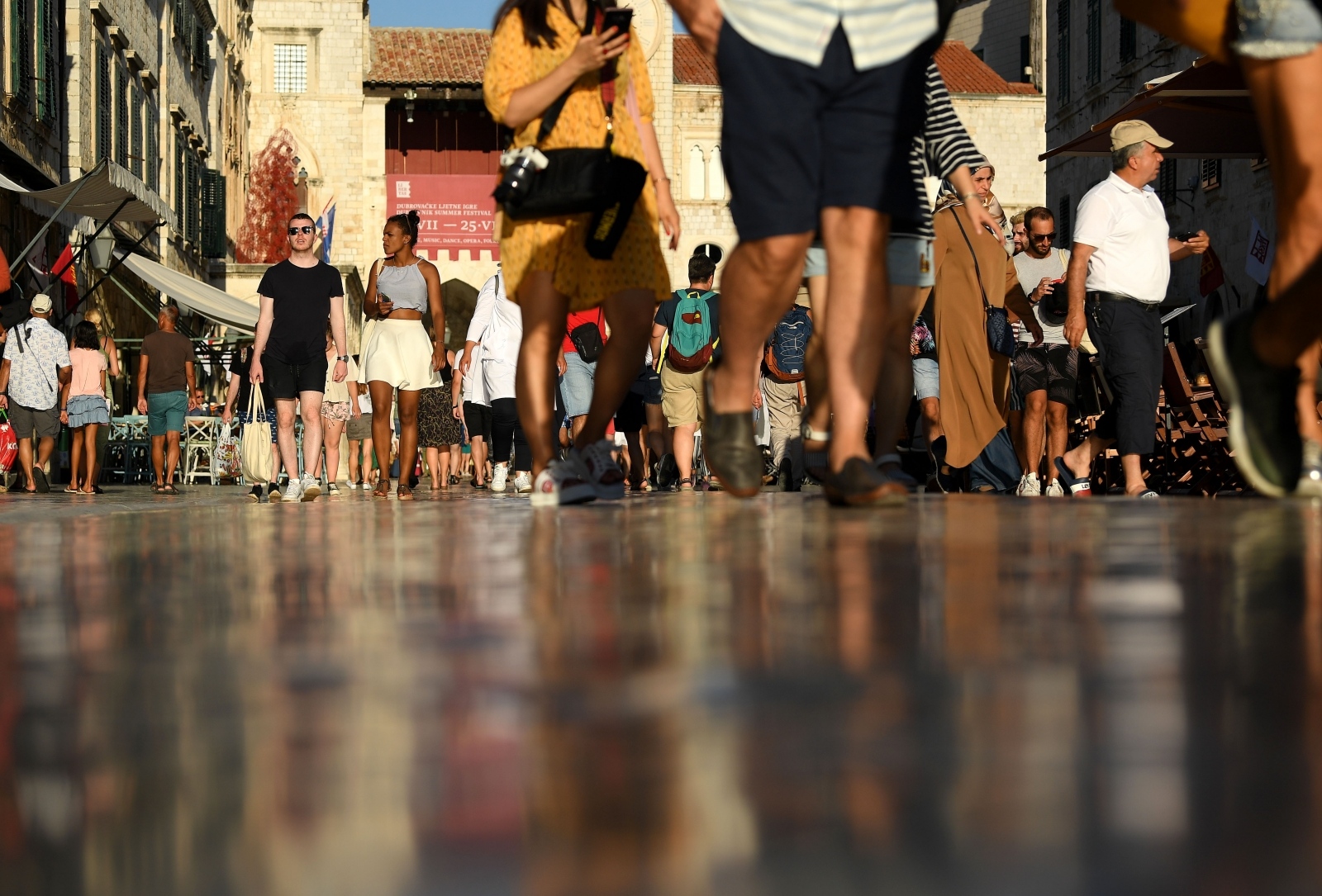 02.08.2019., Dubrovnik - Dubrovnik je 1979. godine uvrsten na Unesco-vu listu Svjetske bastine. Jedan je od najposjecenijih gradova Jadrana
Photo: Marko Lukunic/PIXSELL