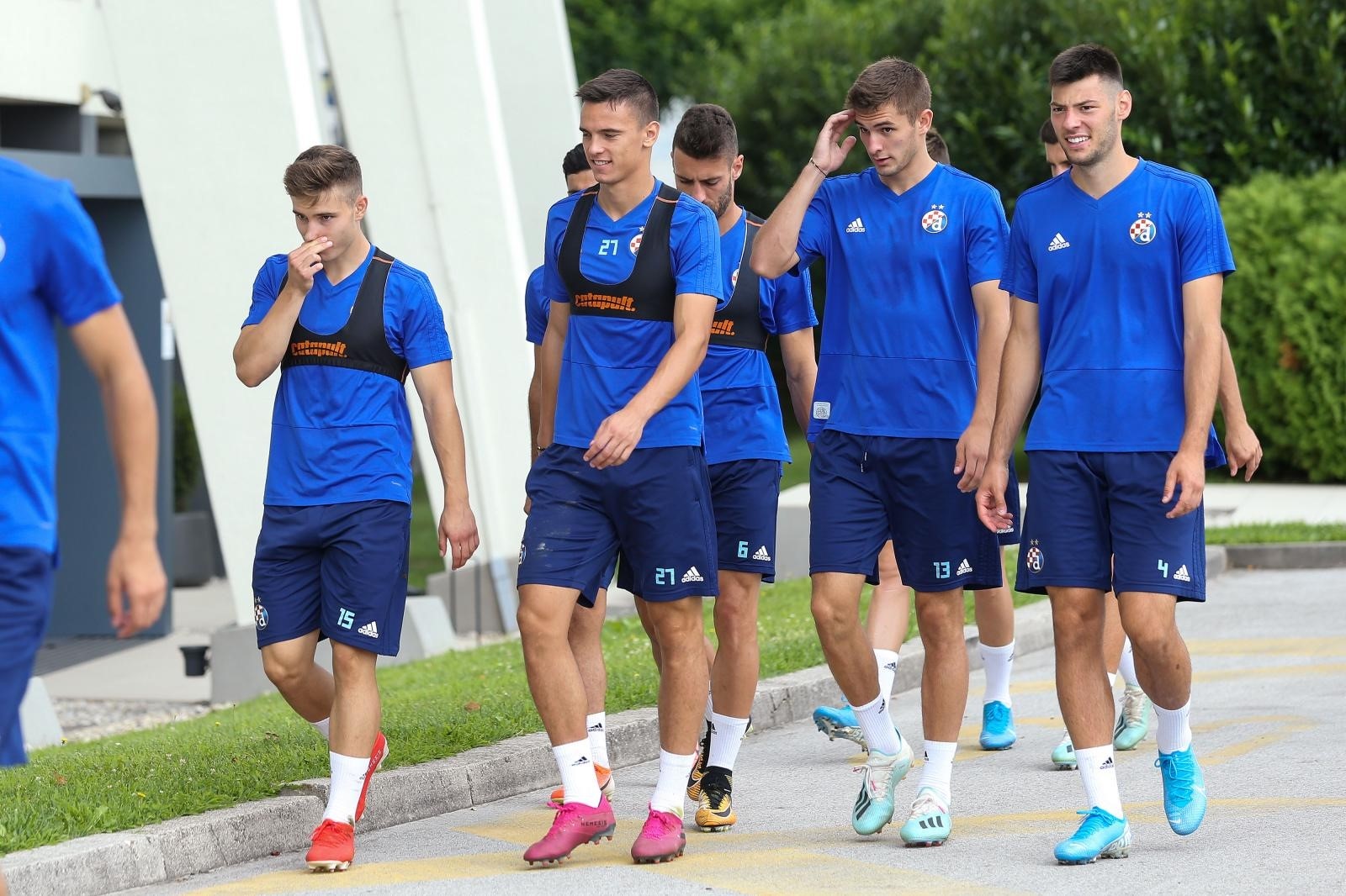 04.08.2019., stadion Maksimir, Zagreb - Igrac GNK Dinama sa predstavnicima medija prije utakmice treceg pretkola Lige Prvaka izmedju GNK Dinama - Ferencvarosi TC. Nikola Moro. 
Photo: Luka Stanzl/PIXSELL