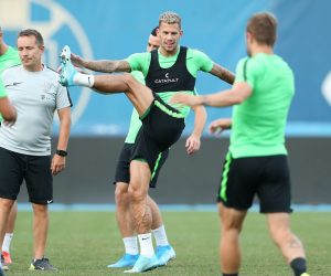 05.08.2019., stadion maksimir, Zagreb - Trening Ferencvarosi TC uoci utakmice 3. pretkola UEFA Lige prvaka, GNK Dinamo - Ferencvarosi TC. 
Photo: Luka Stanzl/PIXSELL